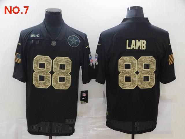 Men's Dallas Cowboys #88 CeeDee Lamb Jersey NO.7;